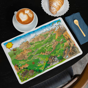 American table placemat "Dolomites"