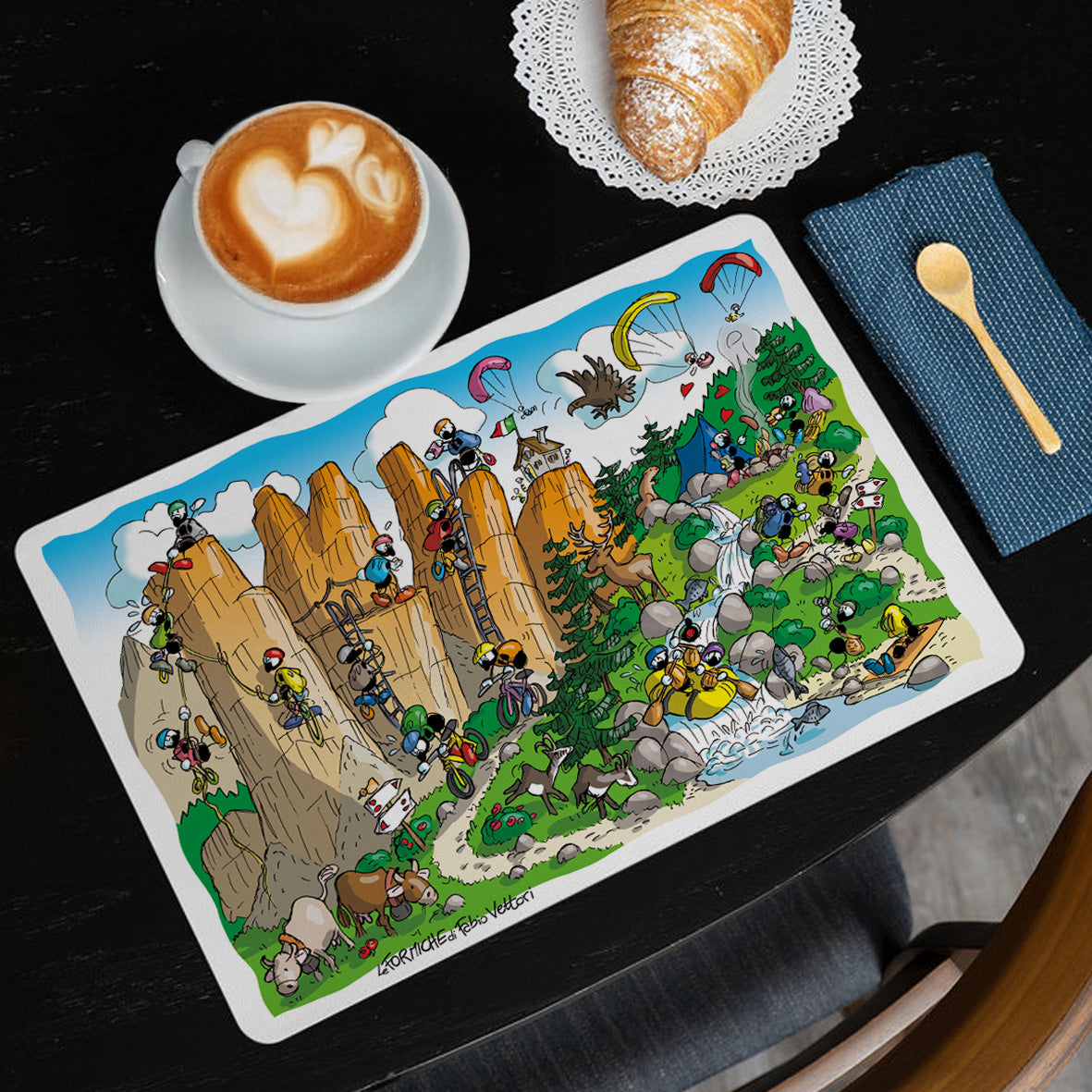 Tovaglietta Americana da tavola "Montagna"