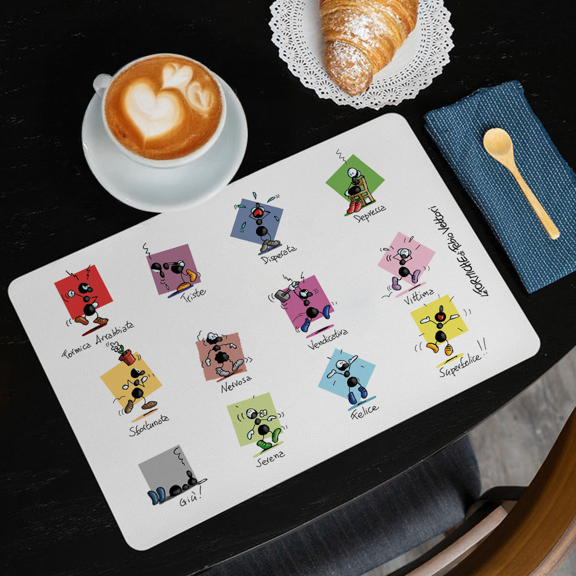 Tovaglietta Americana da tavola "Umori"