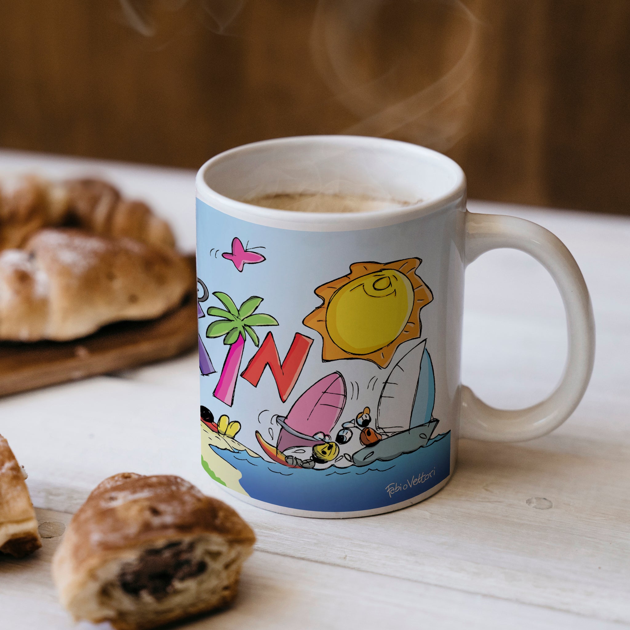 Tazza Calcio Rangers FC HT Ceramica Crest Tè/caffè Nuova Tazza - Foto 1