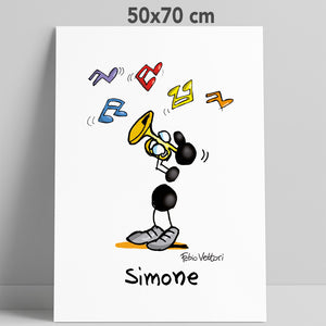 Personalized "Biologist" poster print