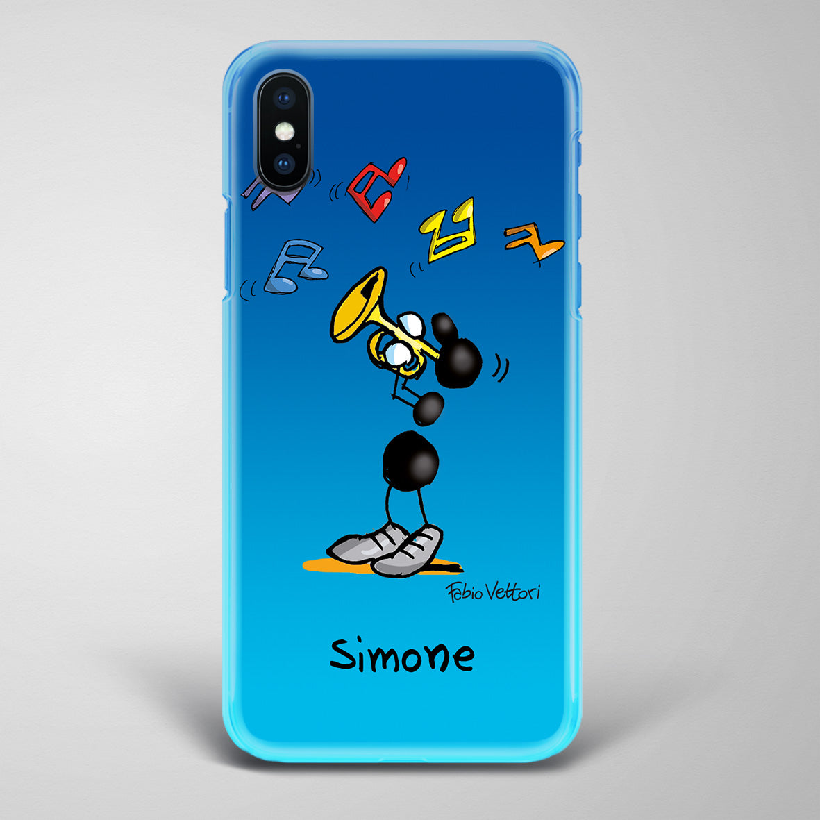 Artistic Smartphone Cover Personalized Decoration on ceramic