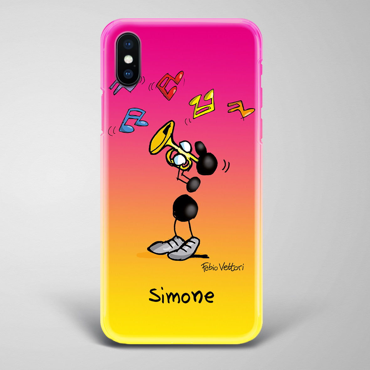 Artistic Smartphone Cover Personalized Decoration on ceramic