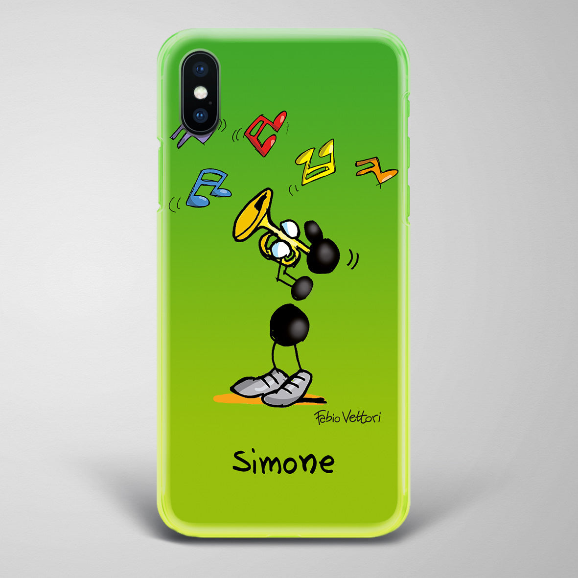 Artistic Smartphone Cover Personalized Decoration on ceramic