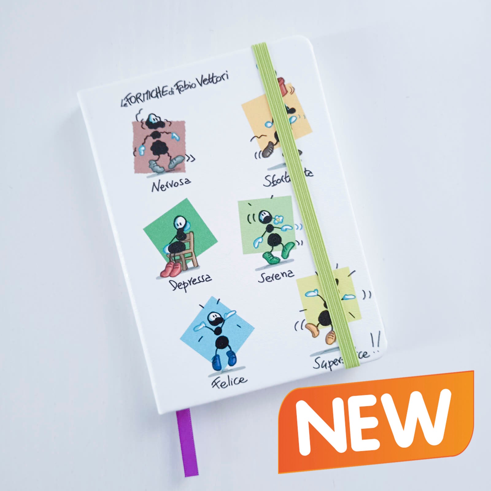 Taccuino Artistico – Sketchbook Formato A6 Soggetto "Umori" (FV44-01)