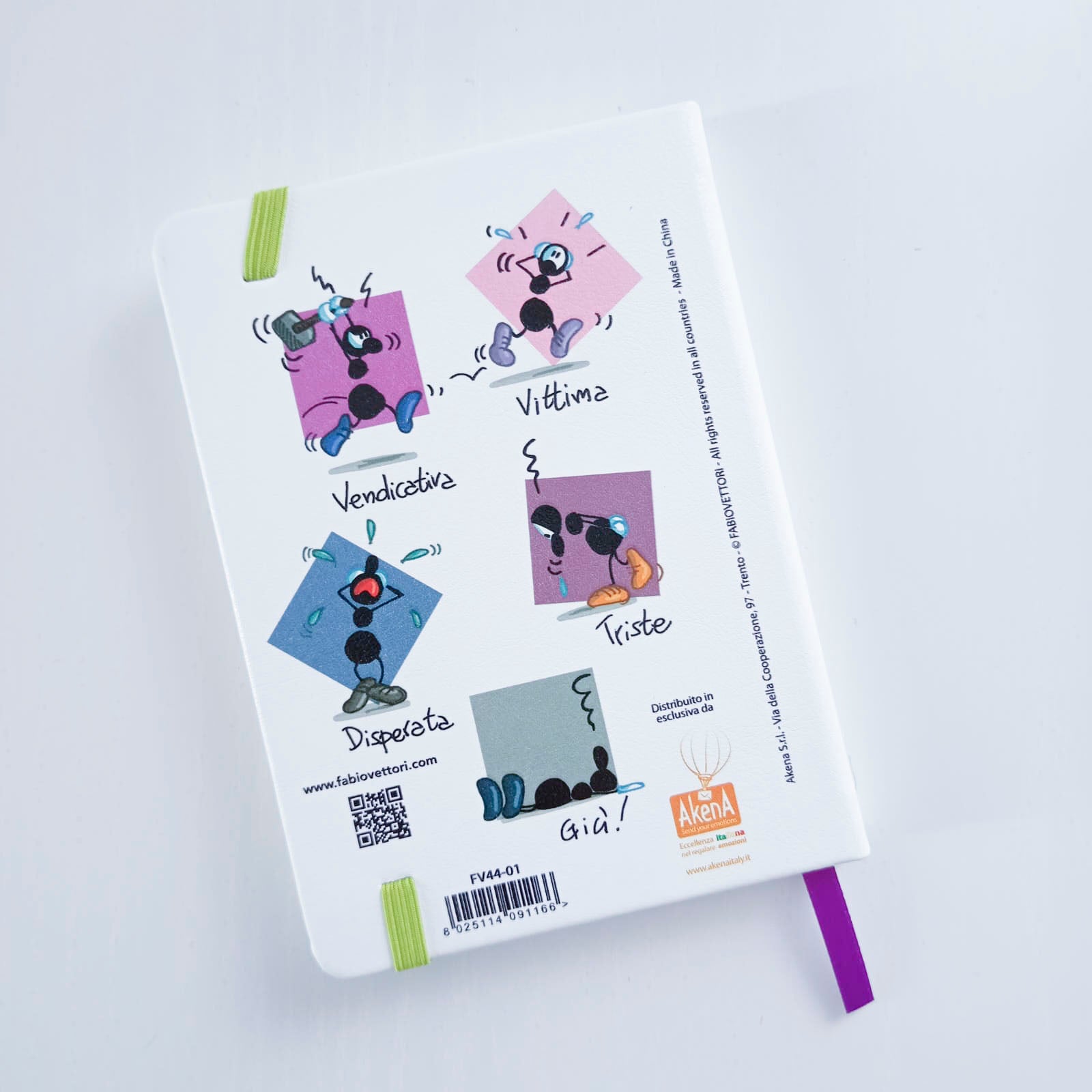 Taccuino Artistico – Sketchbook Formato A6 Soggetto "Umori" (FV44-01)