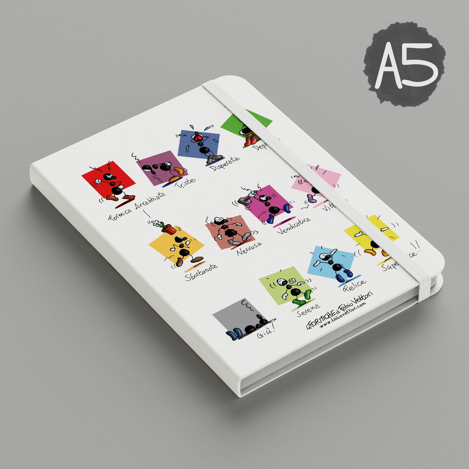 Notebook subject "Moods"