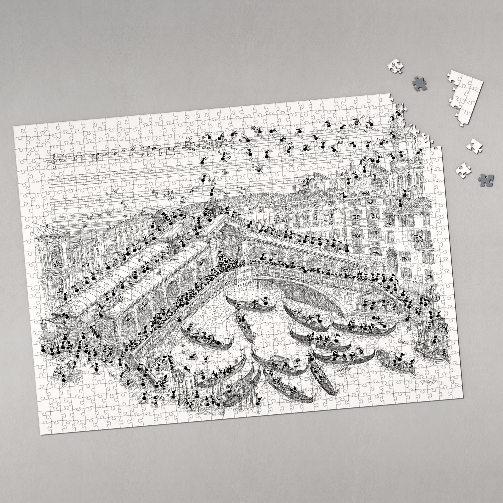 Puzzle "Venezia Ponte Rialto" 1080 pezzi