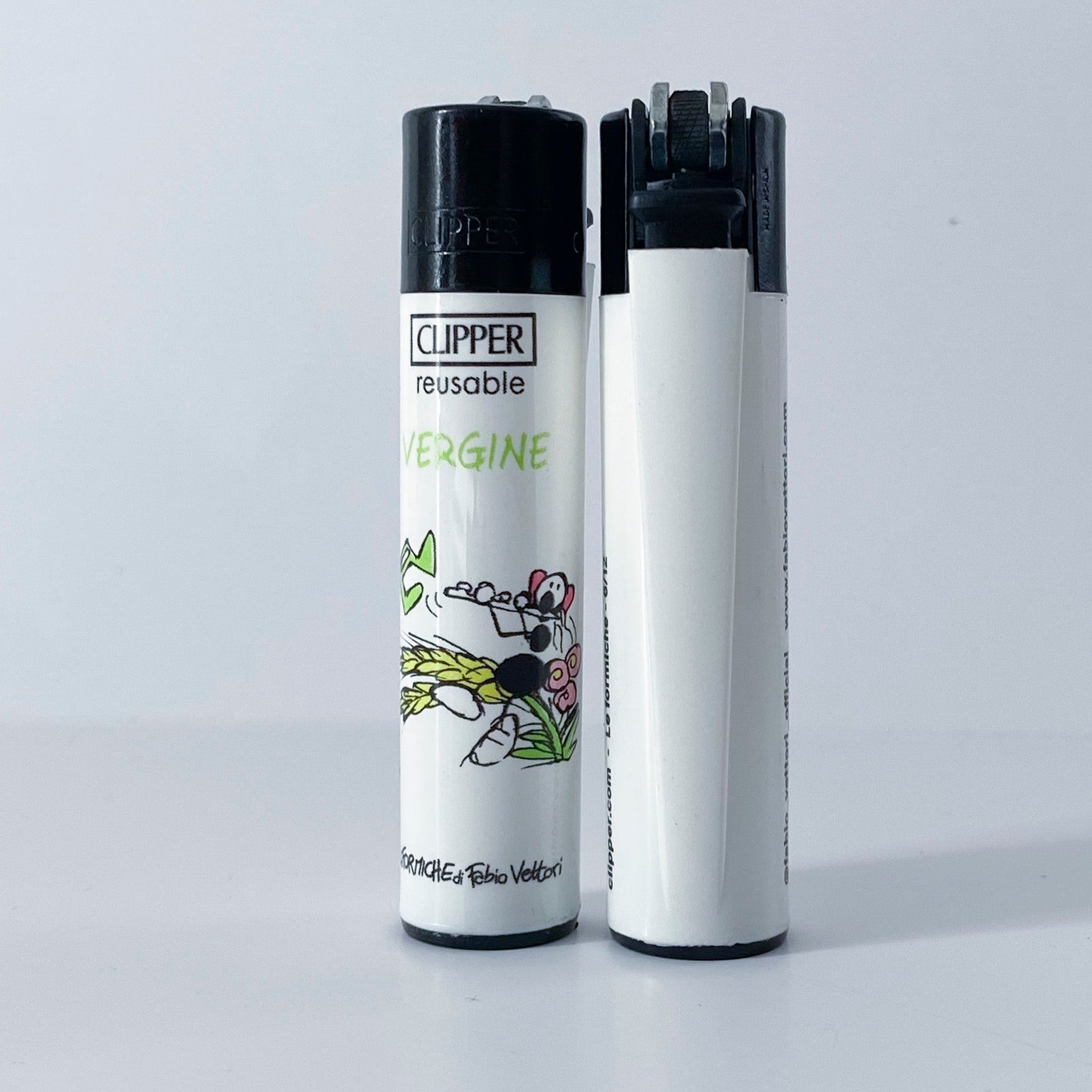 Accendino CLIPPER serie limitata Zodiaco by Fabio Vettori Soggetto "Vergine"