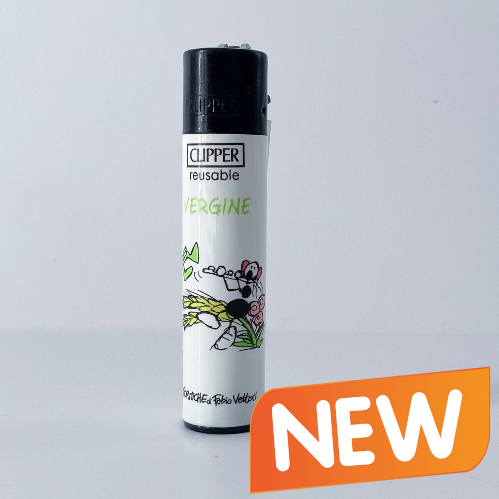 CLIPPER lighter limited series Zodiaco by Fabio Vettori Subject "Virgin"