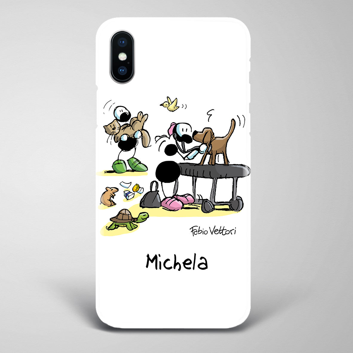 Artistic Smartphone Cover Personalized Decoration on ceramic