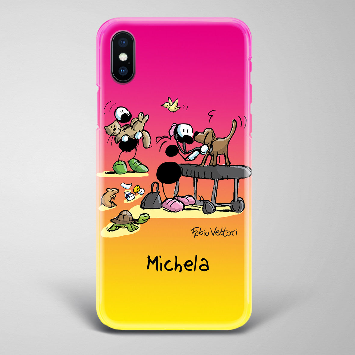 Artistic Smartphone Cover Personalized Decoration on ceramic