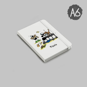 Personalized notebook with "Nuns" theme