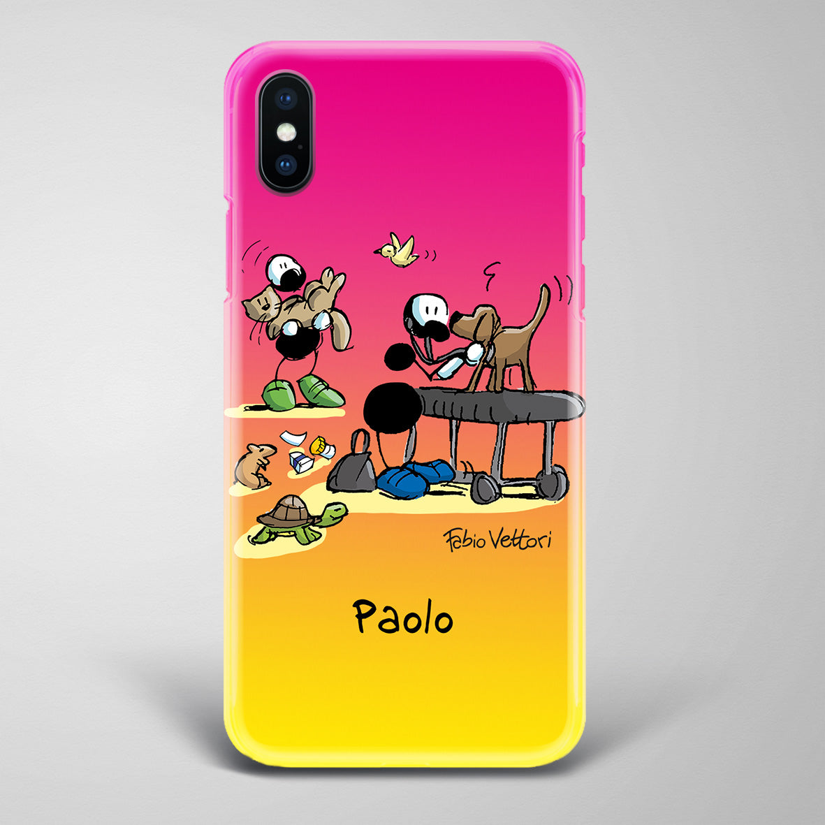 Artistic Smartphone Cover Personalized Decoration on ceramic