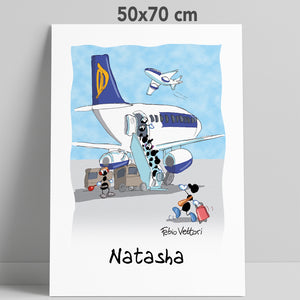 Personalized "Electrician shop" poster print