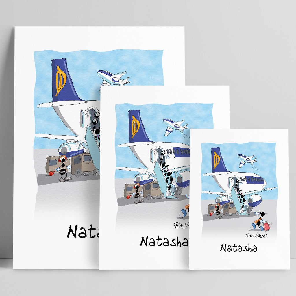 Personalized "Electrician shop" poster print