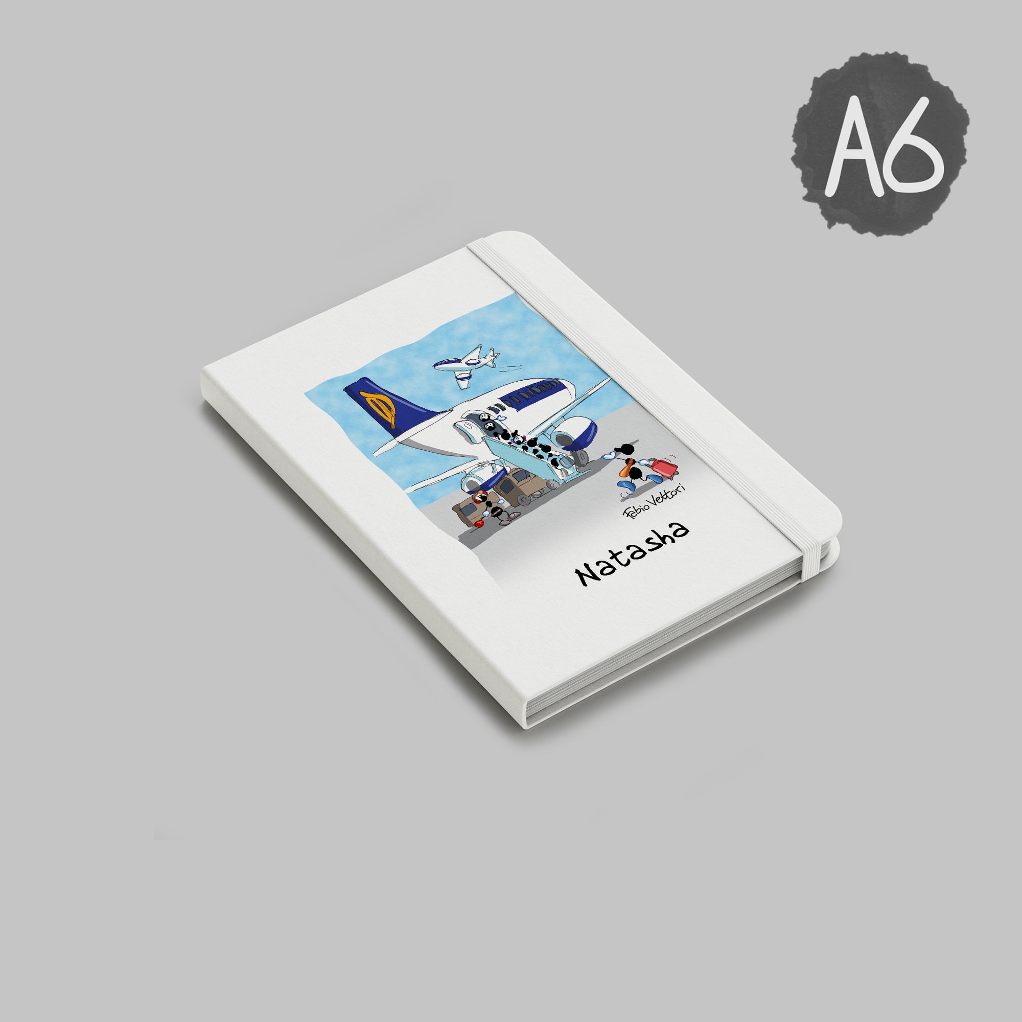 Personalized notebook with "Nuns" theme