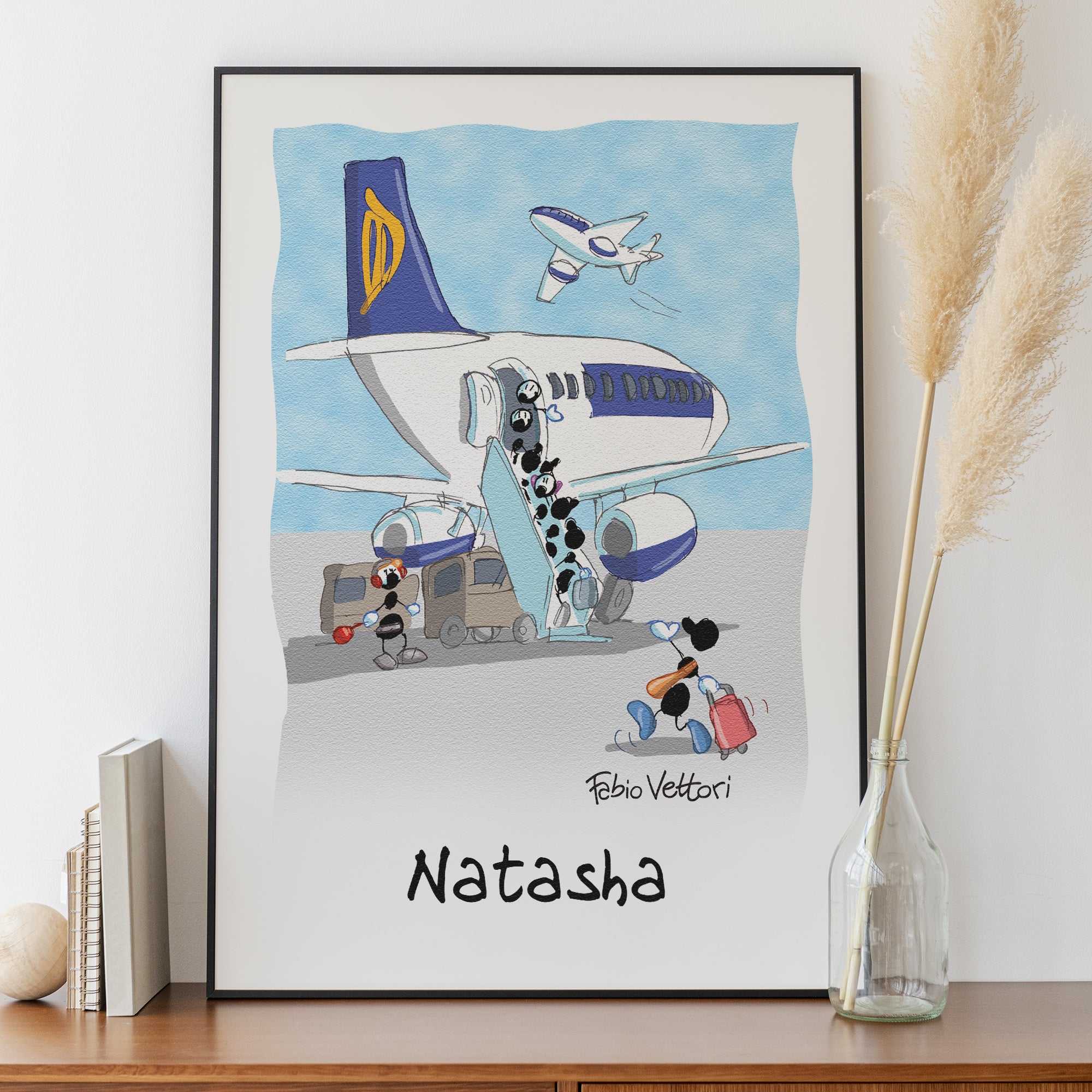 Personalized "Electrician shop" poster print