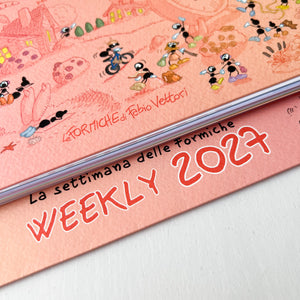 Calendario Settimanale "Weekly" 2027 delle Formiche di Fabio Vettori (FV27W)