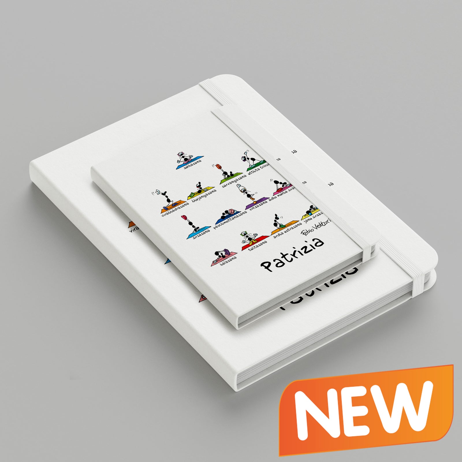 Personalized notebook with "Harp" theme