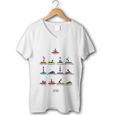 T-shirt donna elasticizzata "Yoga"