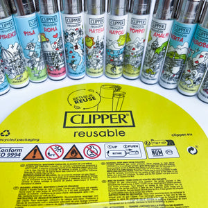CLIPPER lighter limited series city of Italy by Fabio Vettori Subject "Pisa"