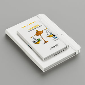 Personalized notebook with the subject "Zodiac - Libra"