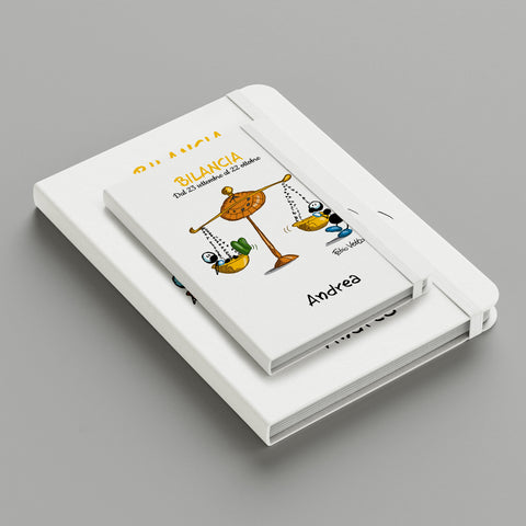 Notebook Personalizzato soggetto "Zodiaco - Bilancia"