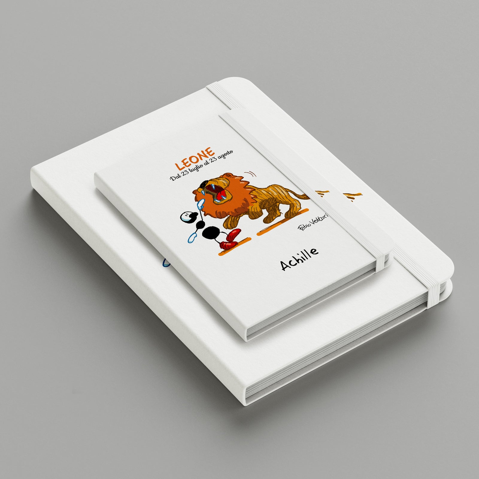 Personalized notebook with the subject "Zodiac - Leo"