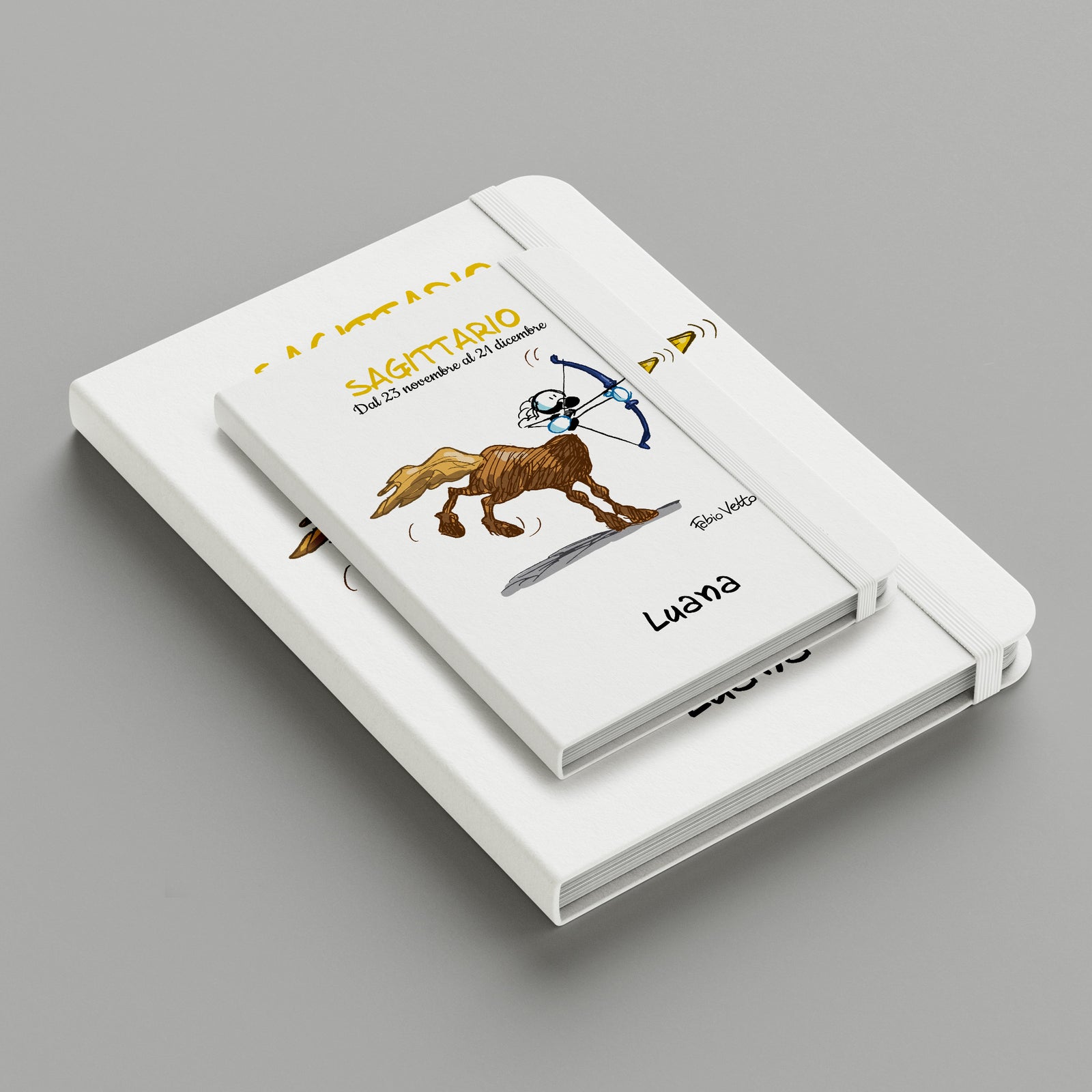 Personalized notebook with the subject "Zodiac - Sagittarius"