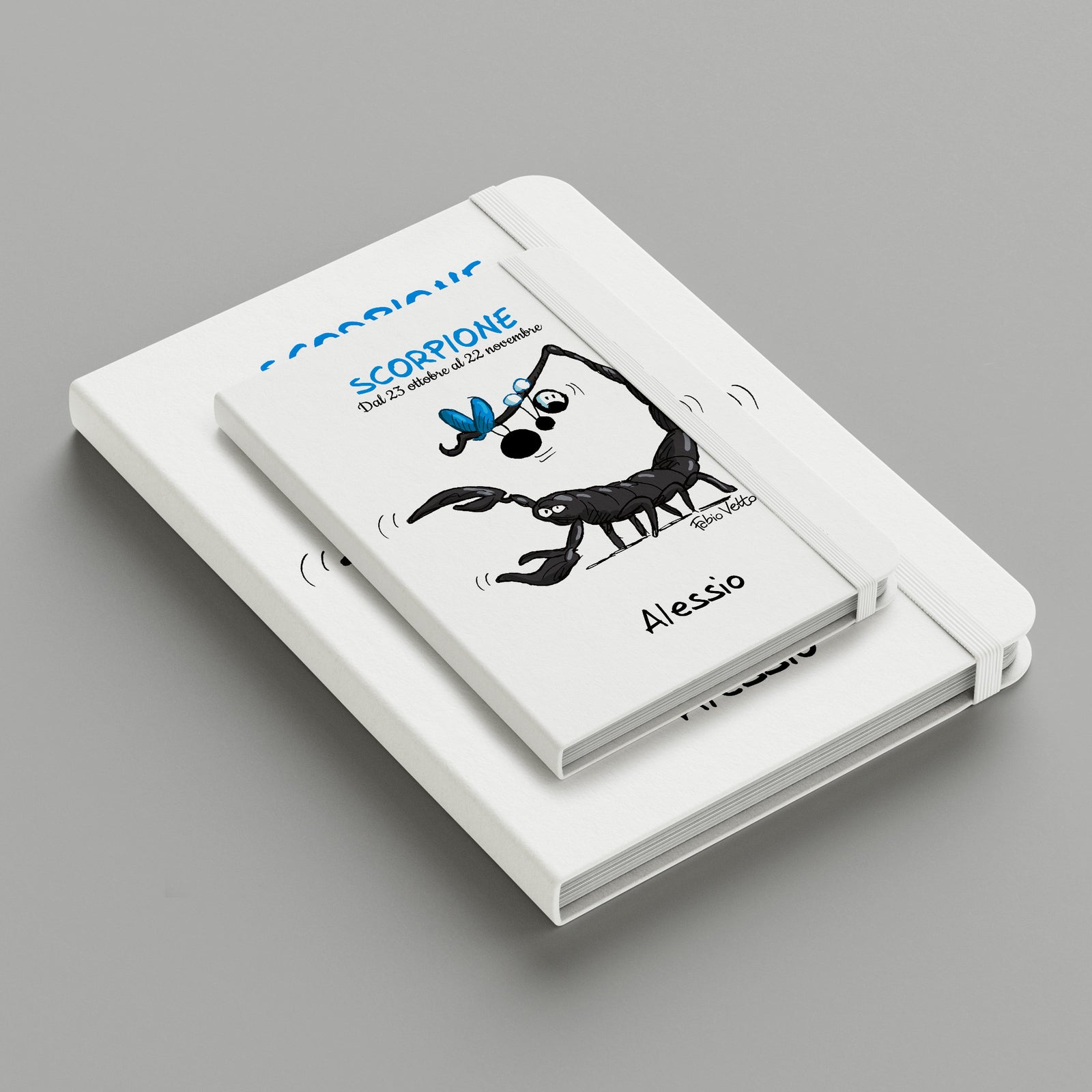 Personalized notebook with the subject "Zodiac - Scorpio"