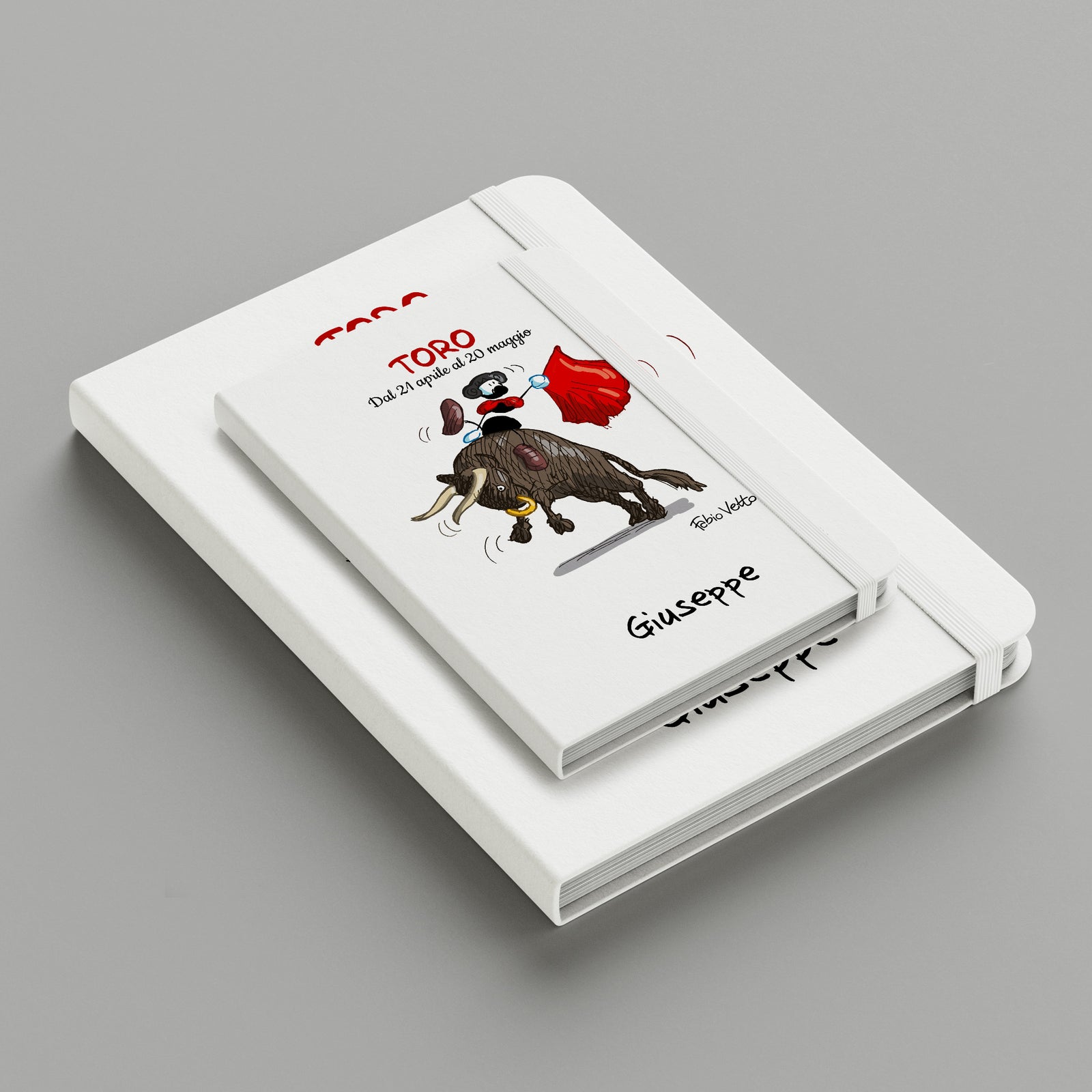 Personalized notebook with the subject "Zodiac - Taurus"