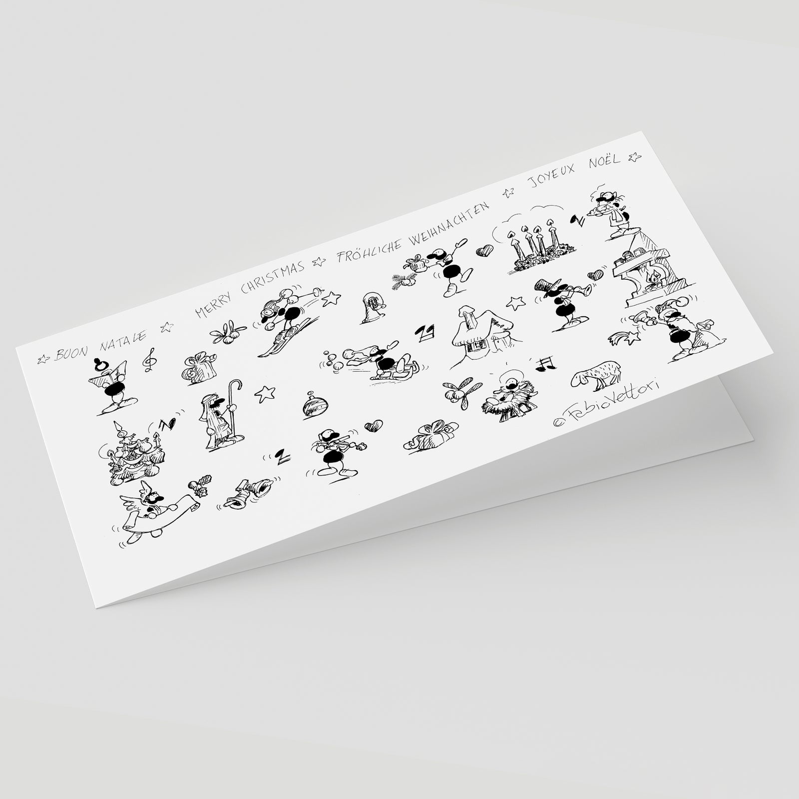 Christmas Card B/W (10N)