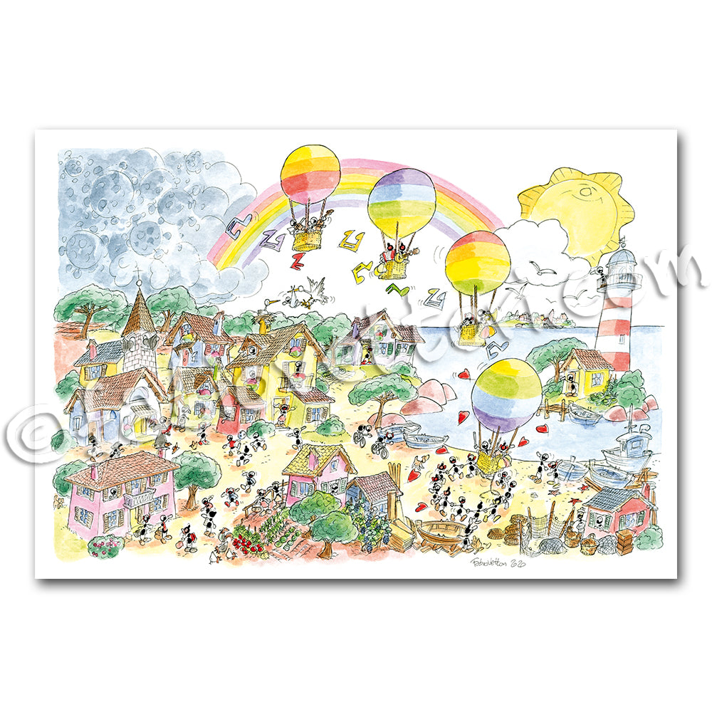Puzzle "Festa delle mongolfiere" 1080 pezzi