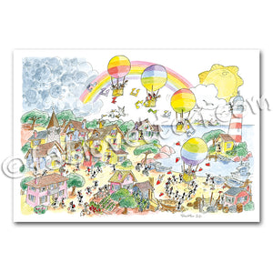 Puzzle "Balloon Festival" 1080 pieces