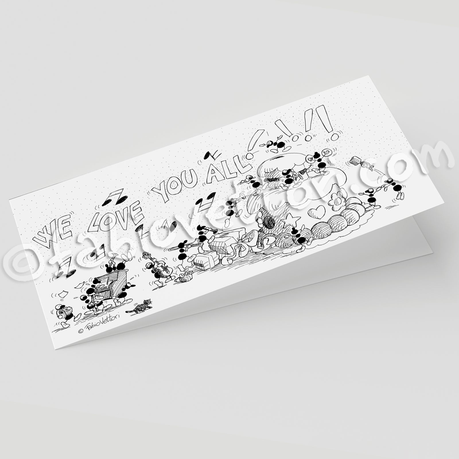 B/W Birthday Card (36A)