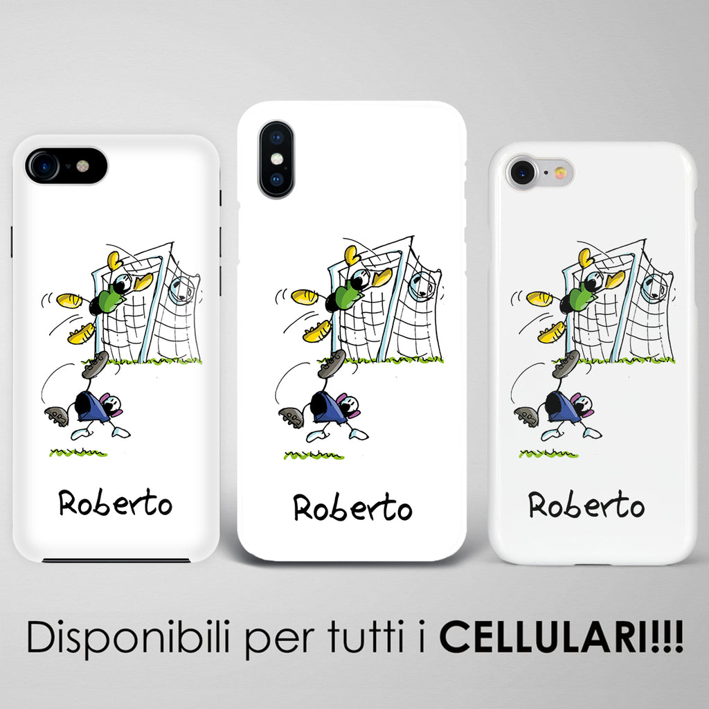 Cover artistica per Smartphone Personalizzata Calcio (Maschio)