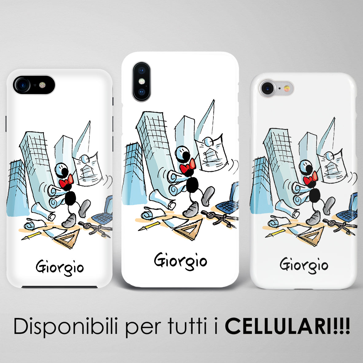 Custom Architect Artistic Smartphone Case (Male)