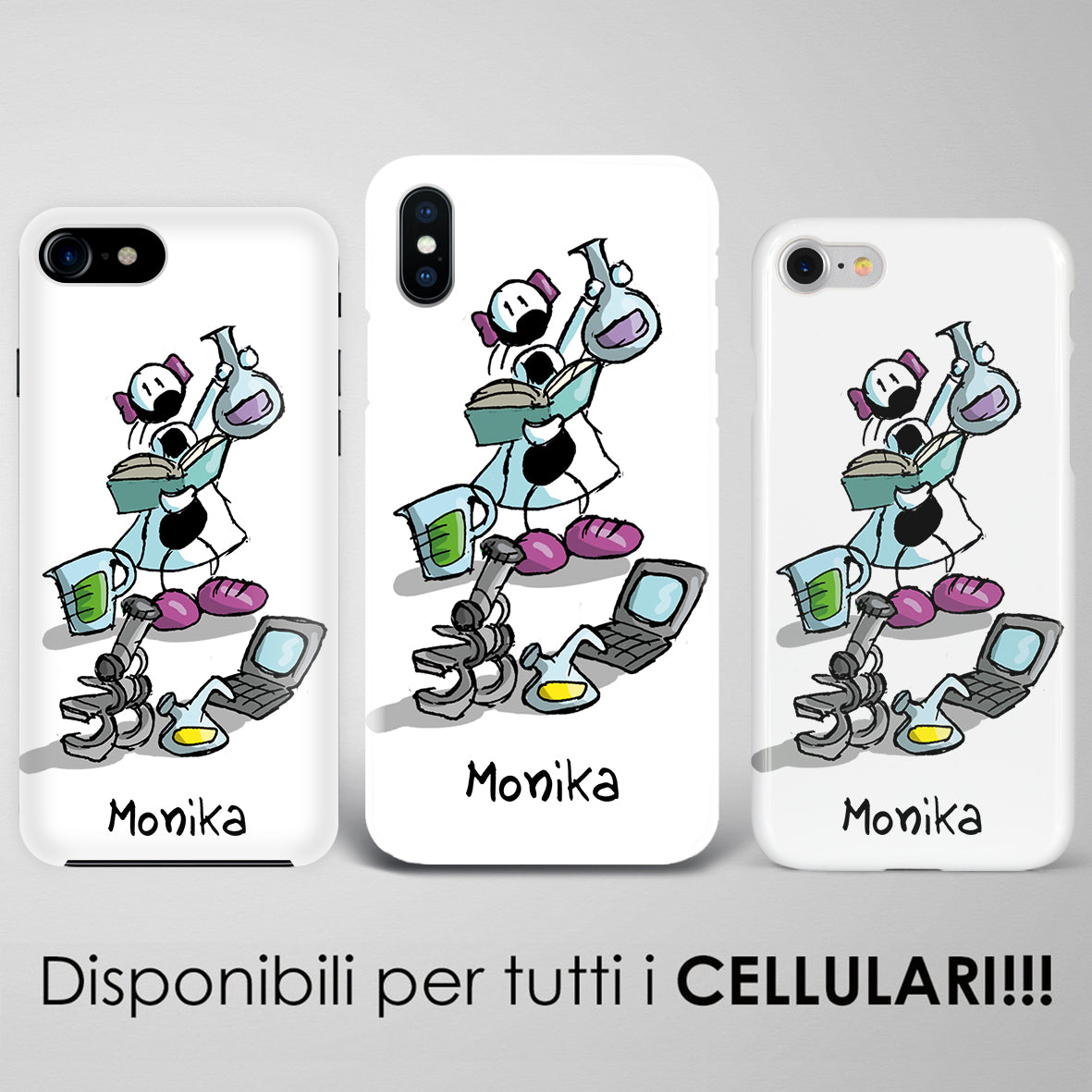 Biologist Personalized Art Smartphone Case (Female)