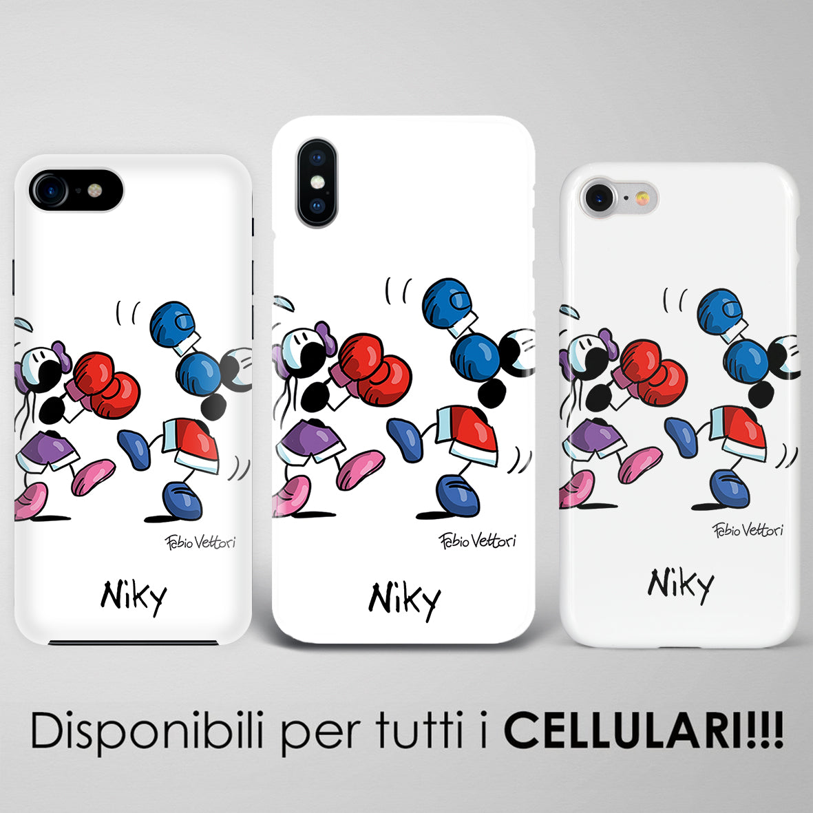 Cover artistica per Smartphone Personalizzata Boxe