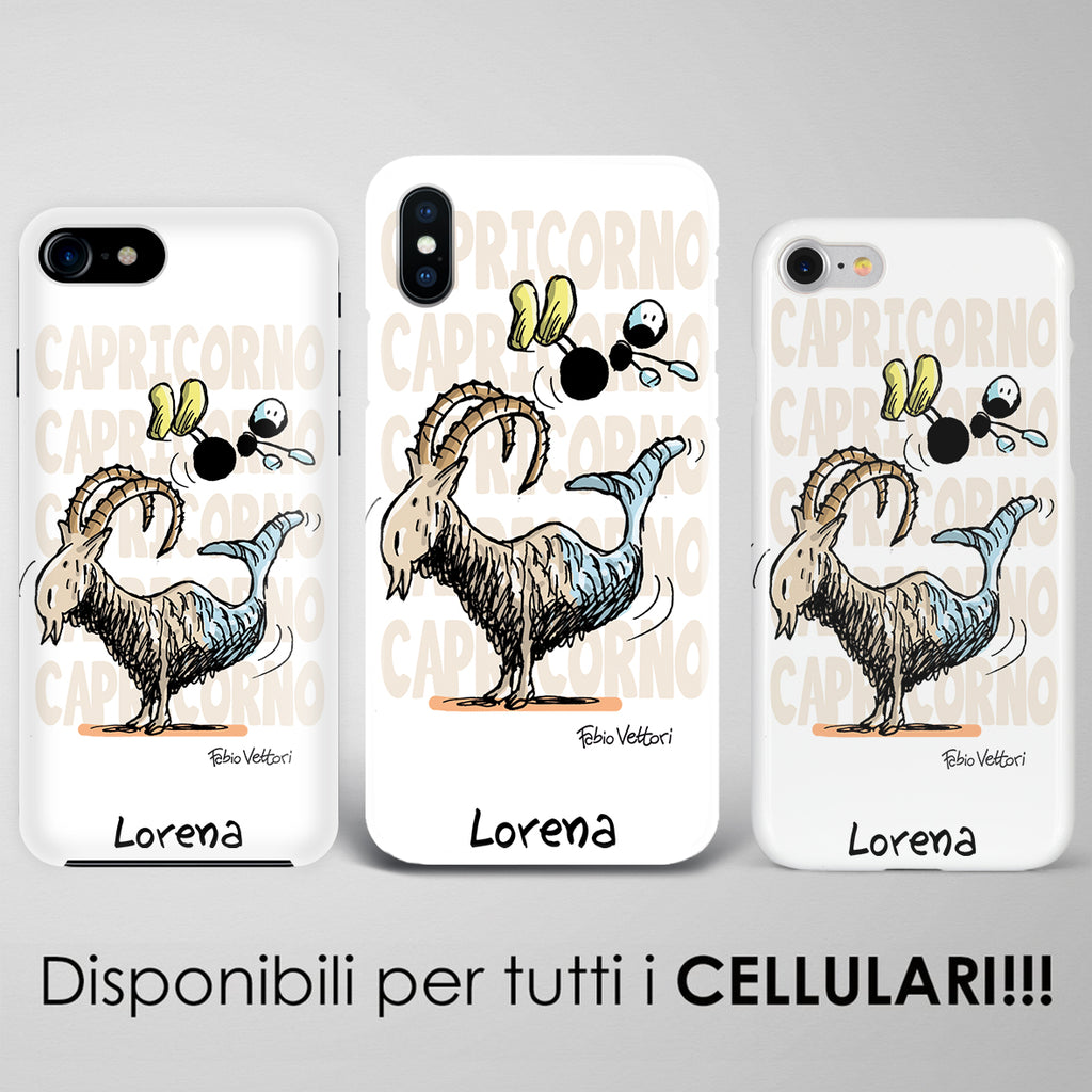 Cover artistica per Smartphone Personalizzata Capricorno