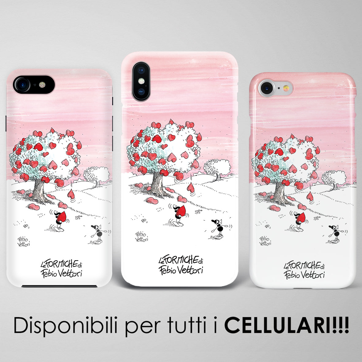 Artistic cover for Smartphone subject "Hearts"