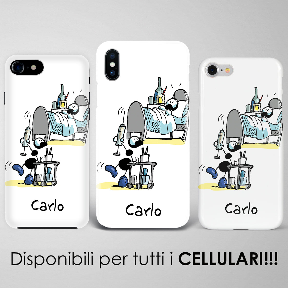 Personalized Nurse Art Smartphone Case (Male)