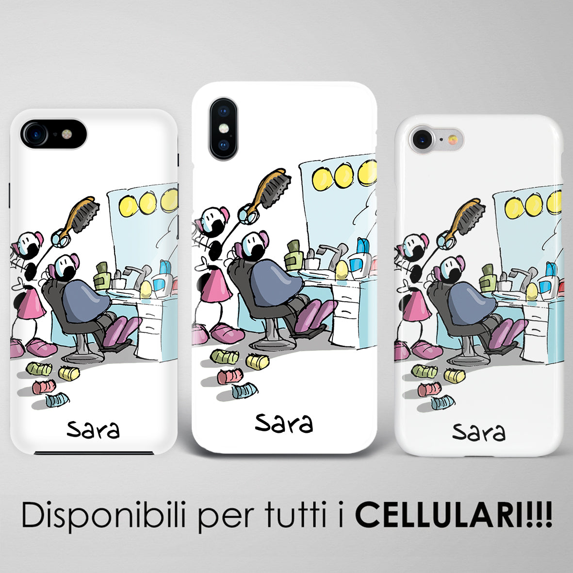 Artistic Hairdresser Personalized Smartphone Cover