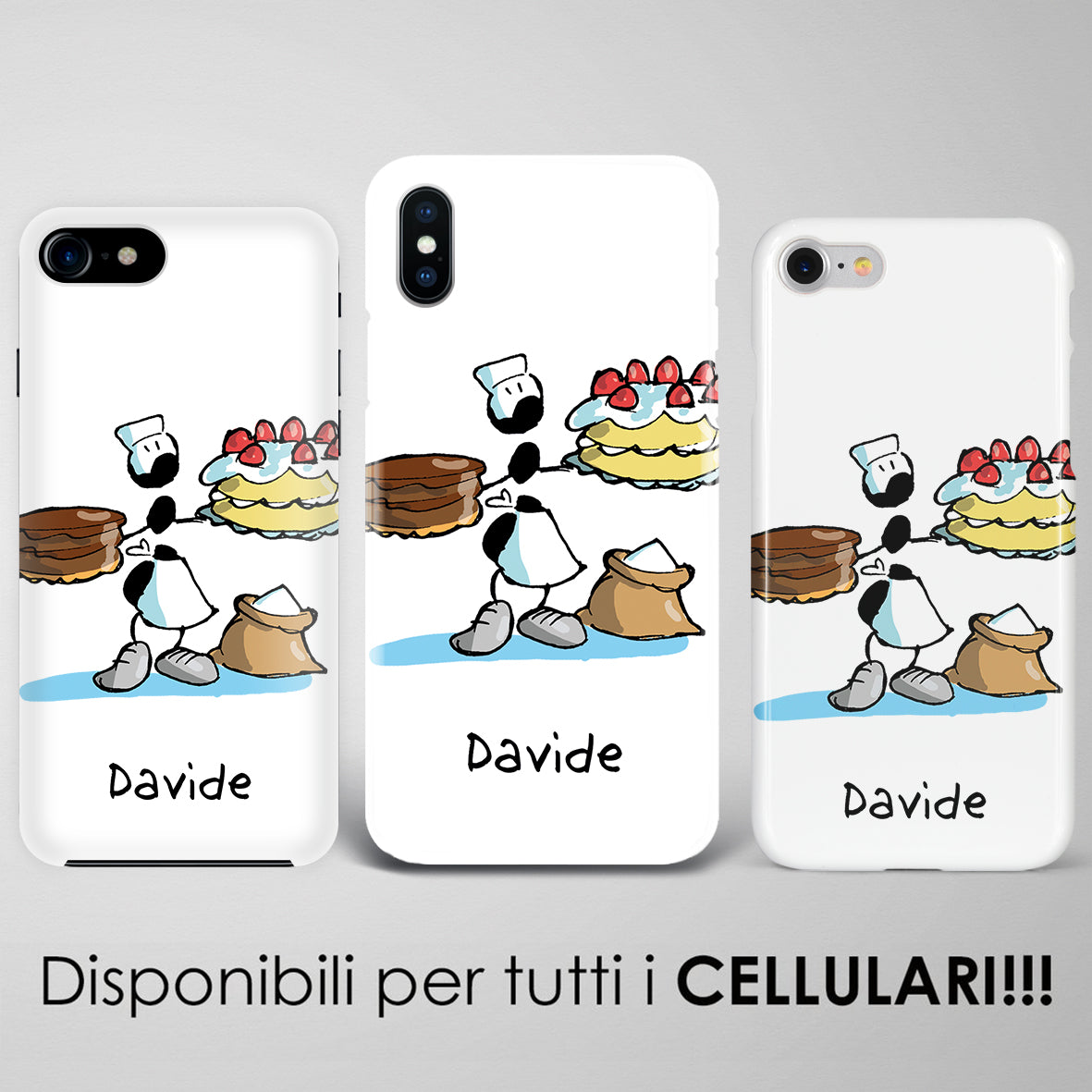 Artistic Cover for Customized Pastry Chef Smartphone