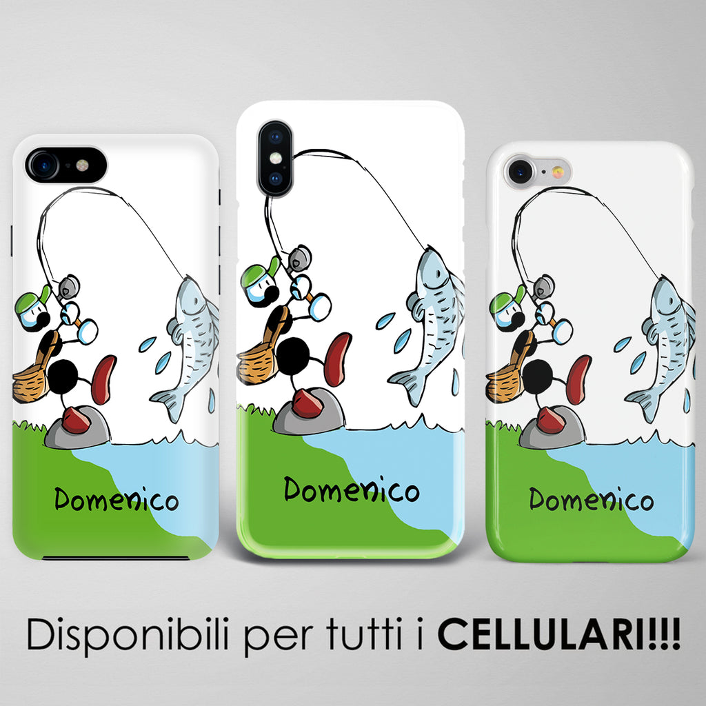 Cover artistica per Smartphone Personalizzata Pescatore