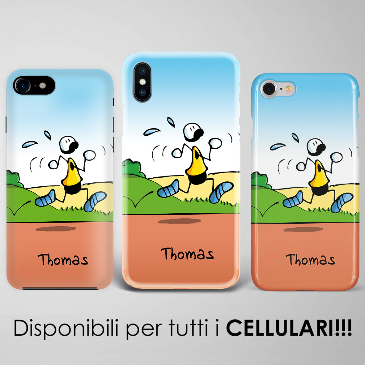 Cover artistica per Smartphone Personalizzata Runner