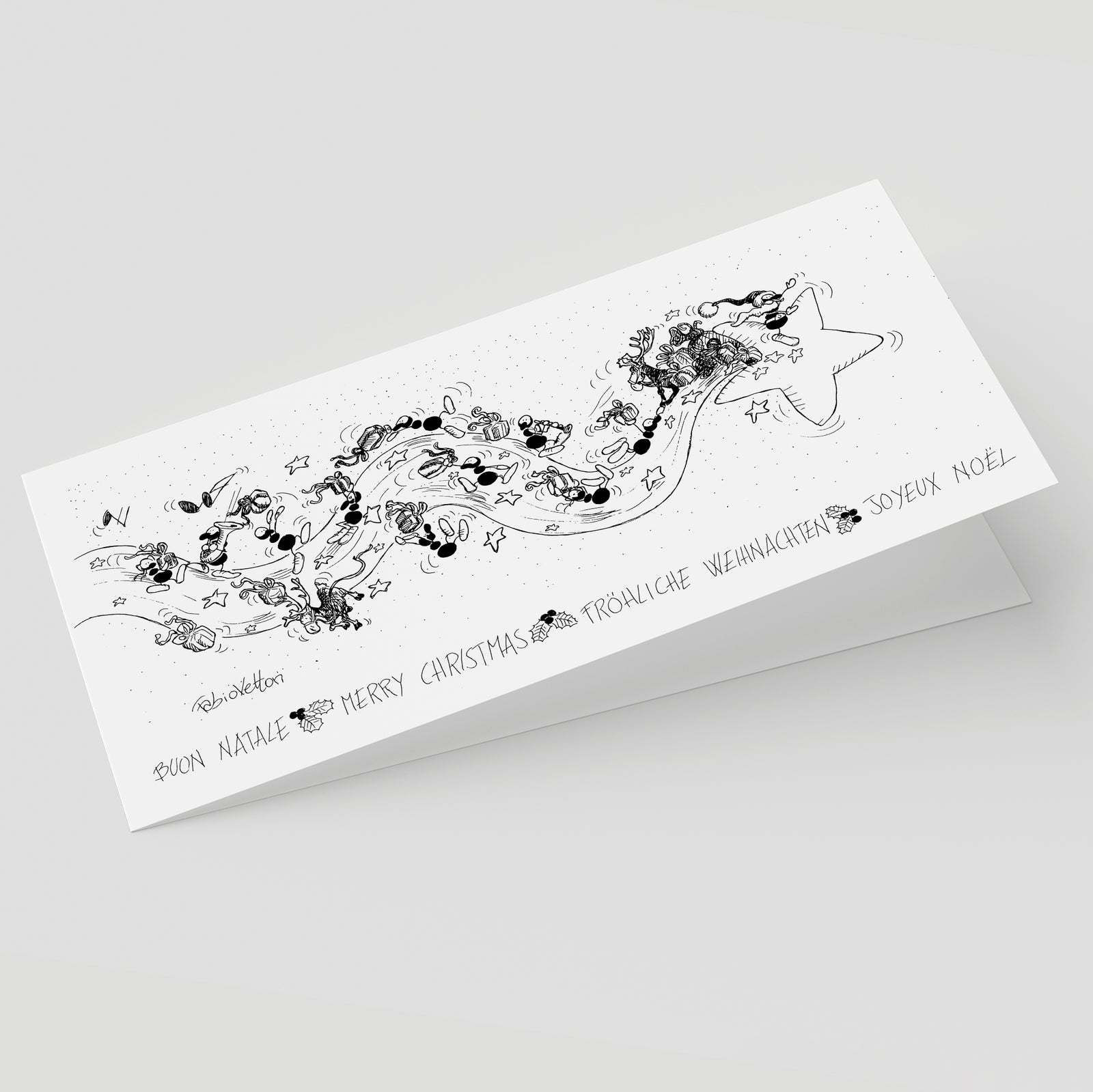 Christmas Card B/W (04N)