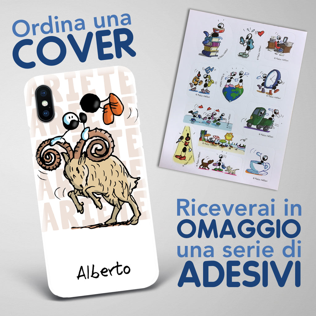 Cover artistica per Smartphone Personalizzata Ariete