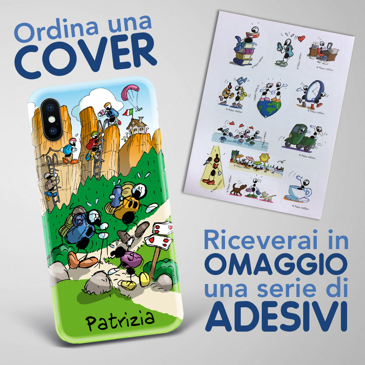 Cover artistica per Smartphone Personalizzata Escursione